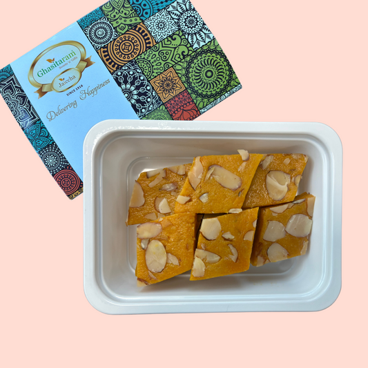 Ghasitarams Mango Kaju Katli