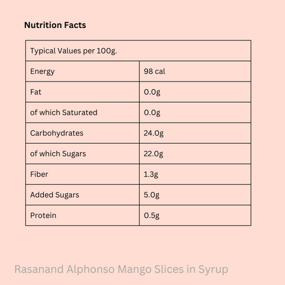 Alphonso Mango Slices in Syrup